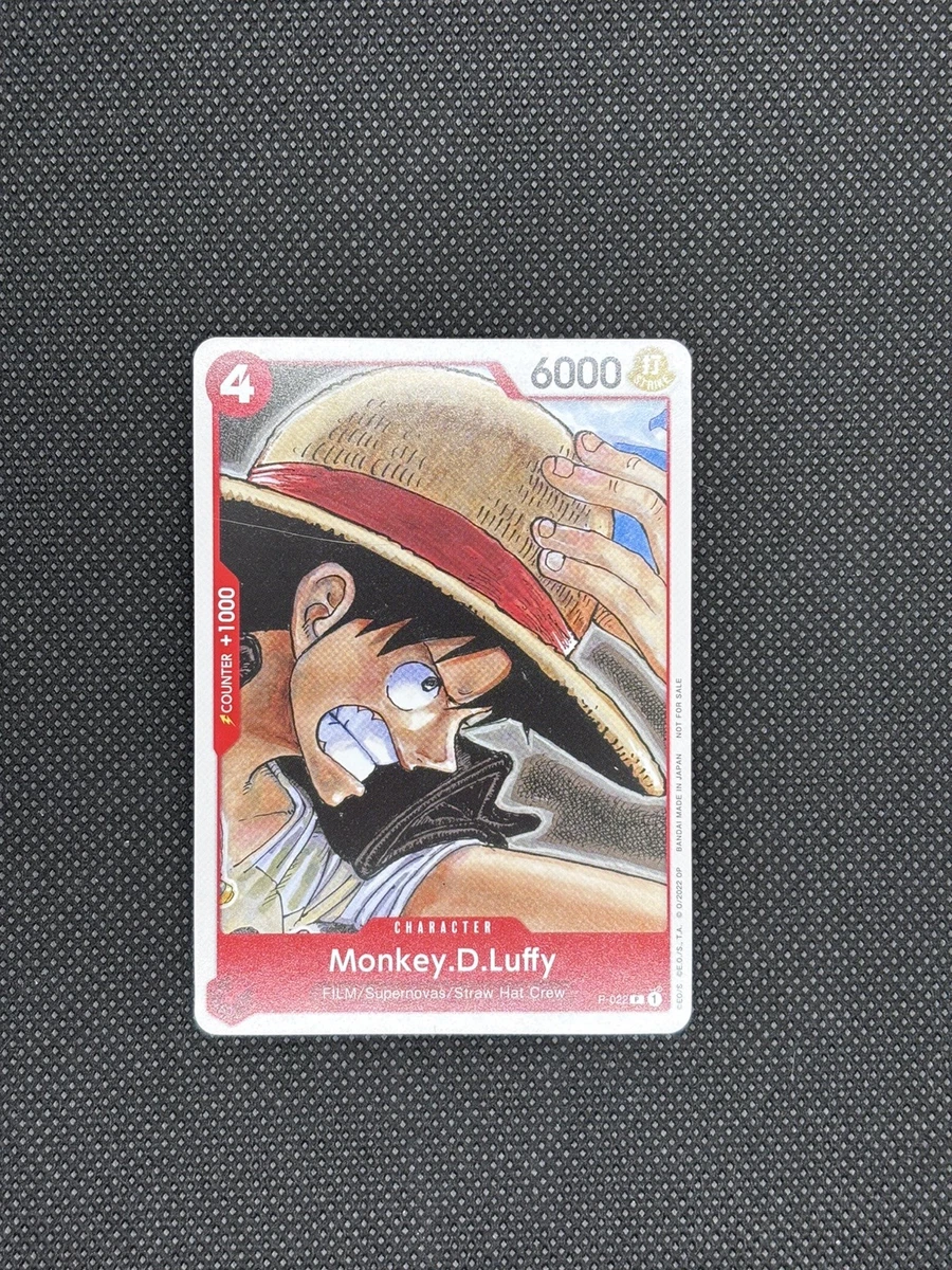 Monkey.D.Luffy P-022 One Piece Promotion Cards for sale | eBay