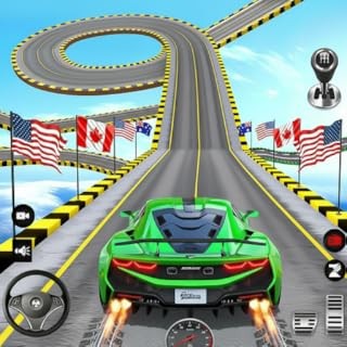 Ramp Car Stunt Car Jumping Game : Stunt Car Racing - Extreme Car Driving Games 2