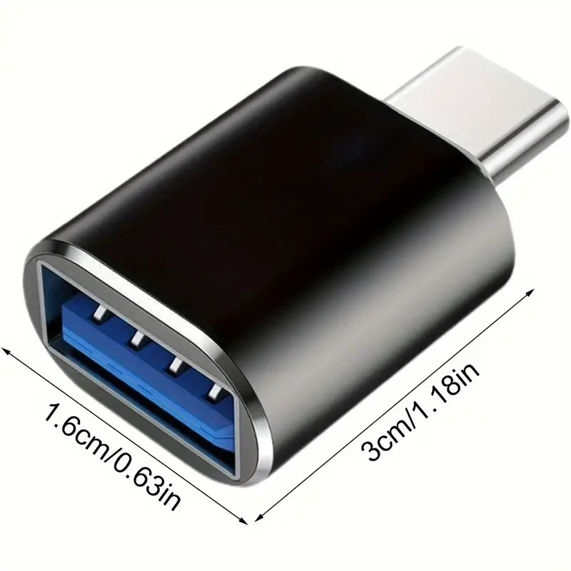 4 Pack USB-C 3.0 Male to USB A Female Adapter Converter OTG Type C ...