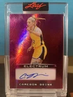 2025 LEAF ELECTRUM CAMERON BRINK #BA-CB3 AUTOGRAPHED PINK /4 (AU) CASE INCLUDED