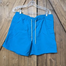 Goodfellow  Co Men  s Swim Trunks Shorts Blue Teal Size L Mesh Lined Drawstring