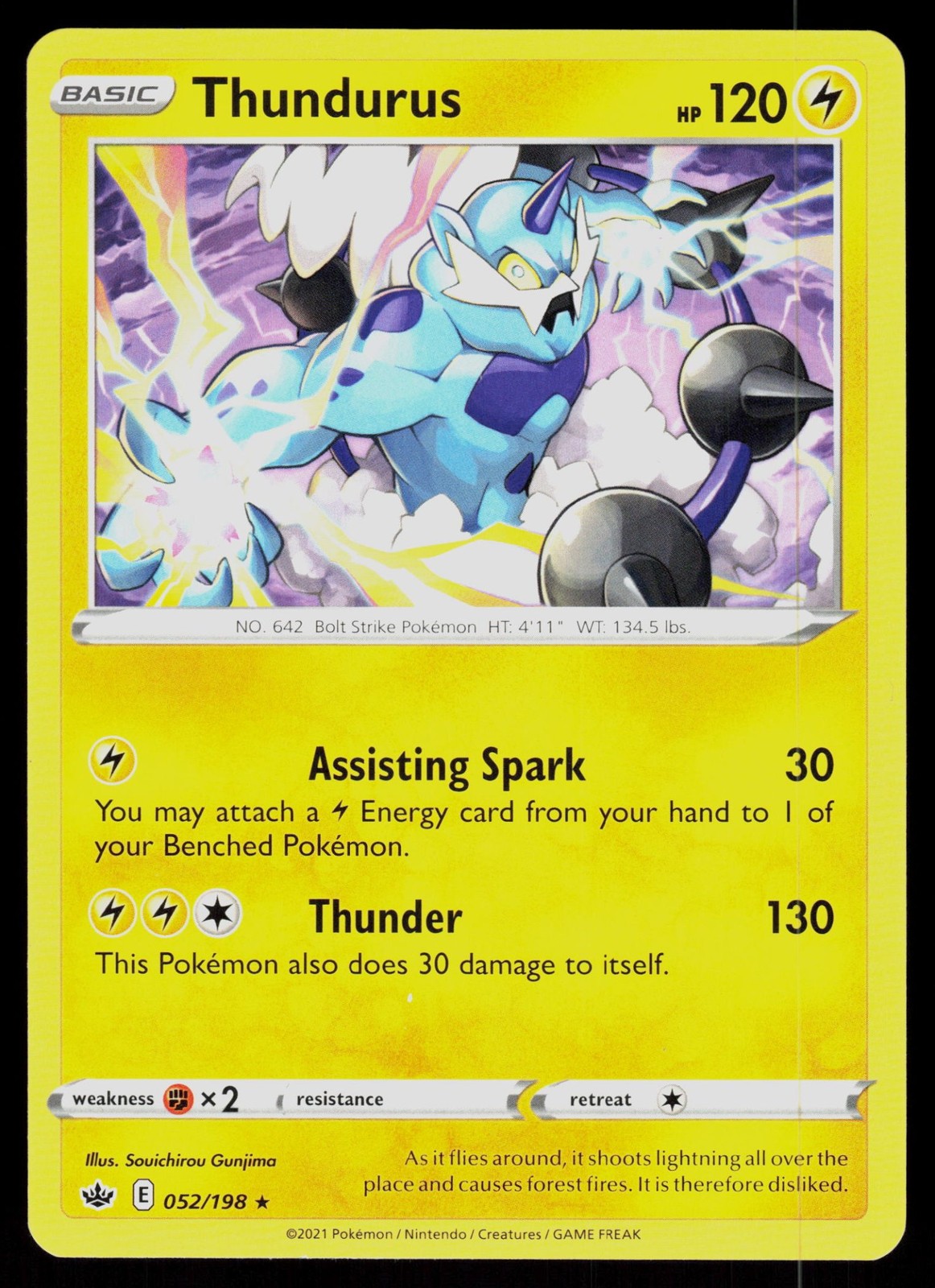 Thundurus 052/198 Rare Deck Exclusives LP