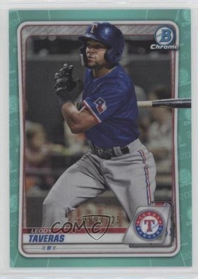 2020 Bowman Chrome Prospects Aqua Refractor 99/125 Leody Taveras #BCP-127 00jz
