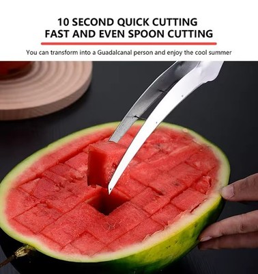 Stainless Steel Watermelon Slicer, Watermelon Cutter, Fruit, Melon Cutter Tool
