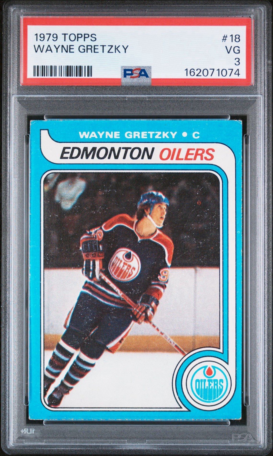 1979-80 Topps Wayne Gretzky Rookie Card RC #18 PSA 3 VG
