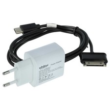 1x Netzteil, 1x USB-C Kabel für Samsung Galaxy Tab 2 10.1 GT-P5100 Wlan 3G