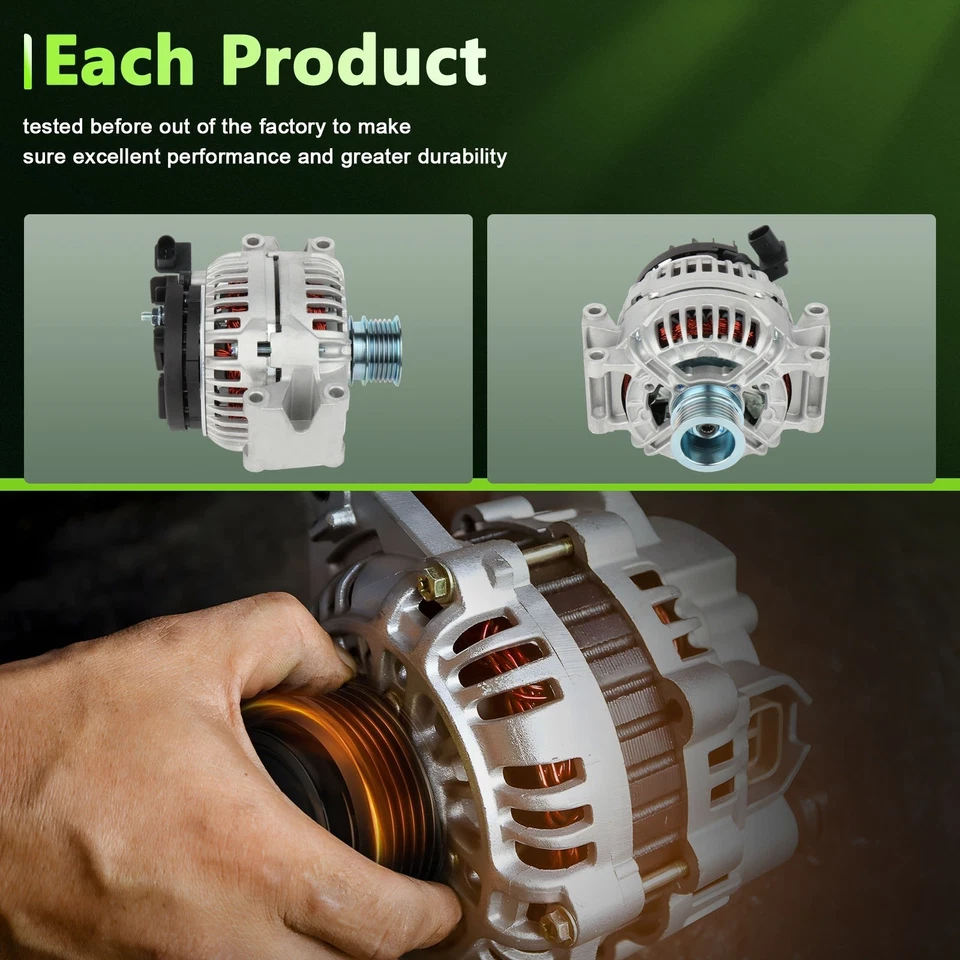 Alternator Fit For Mercedes Benz CLK350 2006-2009 E350 2010-2011 11215 ABO0343 Foto 4 de 4