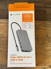 Dual Monitor Hyperdrive Dual HDMI 10 in 1 USB-C HUB macbook pro/air /Imac