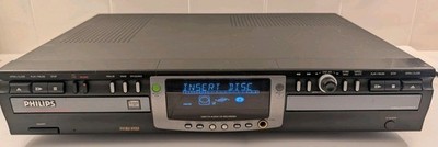 Philips CDR775 CD Player/Recorder/Duplicator (NO Remote) Tested/Working