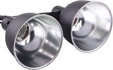 Aiicioo Dual Reptile Light Fixture - Dome 1 Count Pack of 1 