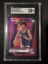 2024-25 PANINI PRIZM BASKETBALL JAYLEN WELLS #239 PINK PULSAR /42 GRIZZLIES SSP