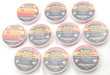 Lot of 10 Rolls 3M 35 Red 3/4" x 66 ft Vinyl Electrical Phase Tape