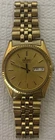 Vintage Seiko Presidential Day Date Quartz Watch 7N43-8111 Gold Tone New Battery