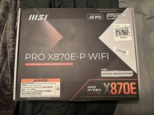 BOX ONLY MSI PRO X870E-P WIFI AM5 ATX Motherb...