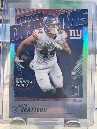 2025 Topps Signature Cam Skattebo Base (RAW)
