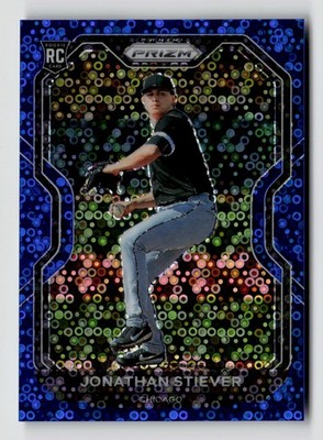 Jonathan Stiever 2021 Panini Prizm Blue Donut Circles Prizm #68 #/199 white Sox