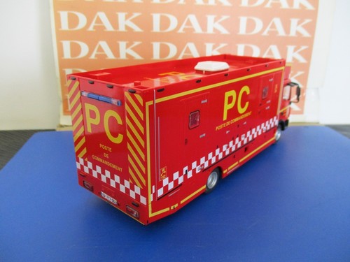 Die cast 1/43 Modellino Camion Truck Pompieri Man TGL 12.250 posto di comando - Foto 3 di 4