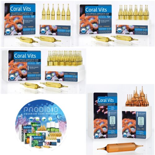 PRODIBIO CORAL VITS (Supplements for all corals) great bundle of 228 vials