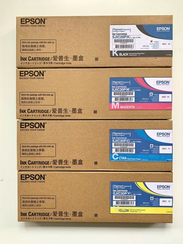 4 X Original Ink Epson COLORWORKS C7500 