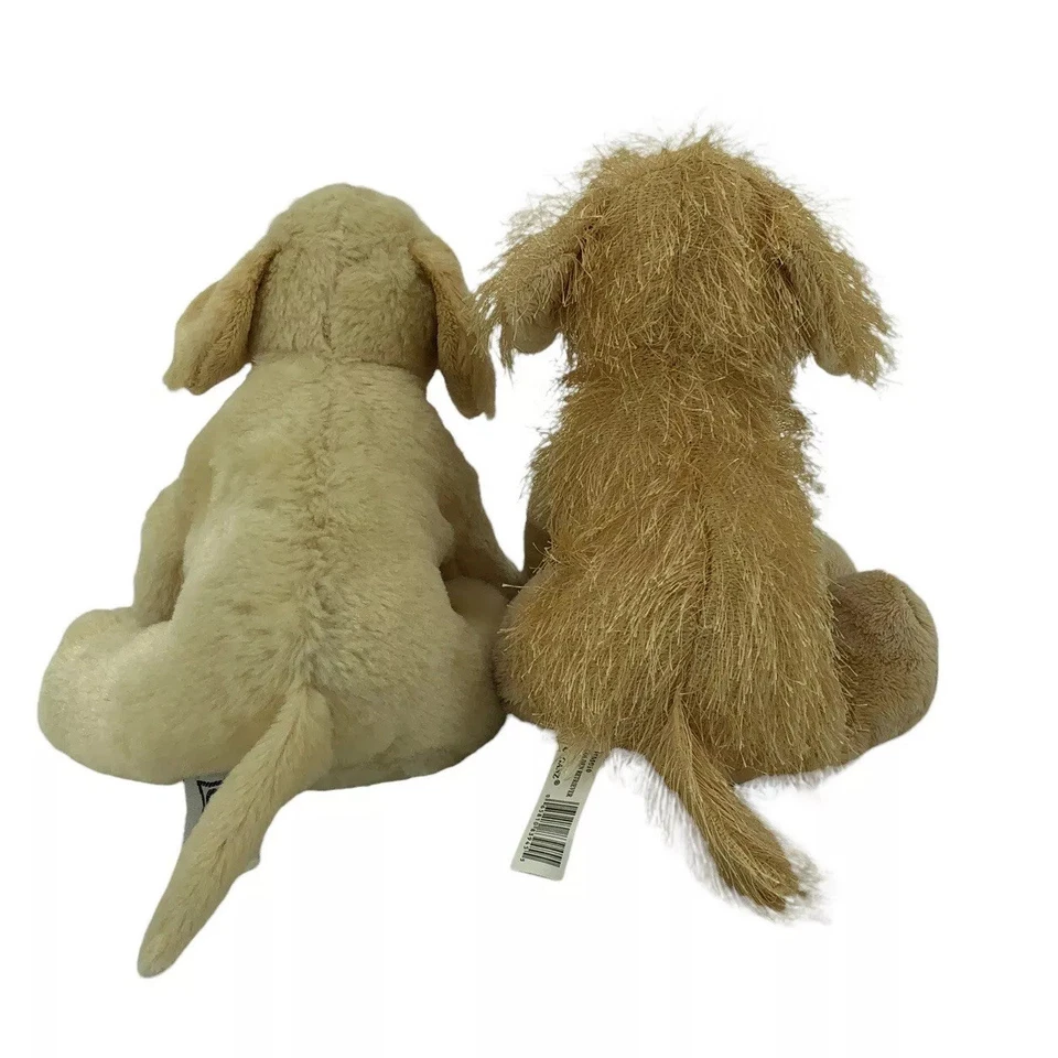 Webkinz Puppy Dog Plush Lot Yellow Lab Golden Retriever Ganz Stuffed Animal - Image 3 of 4