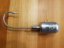 6 Pack 12 oz Bullet Head Jig 12/0 Hooks  Bottom Fishing Ling Cod Halibut