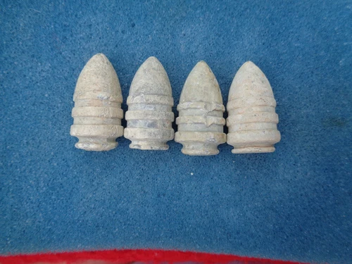 1 Civil War Confederate .52 Cal. Ringtail Sharps Bullet Spanish Fort, Alabama