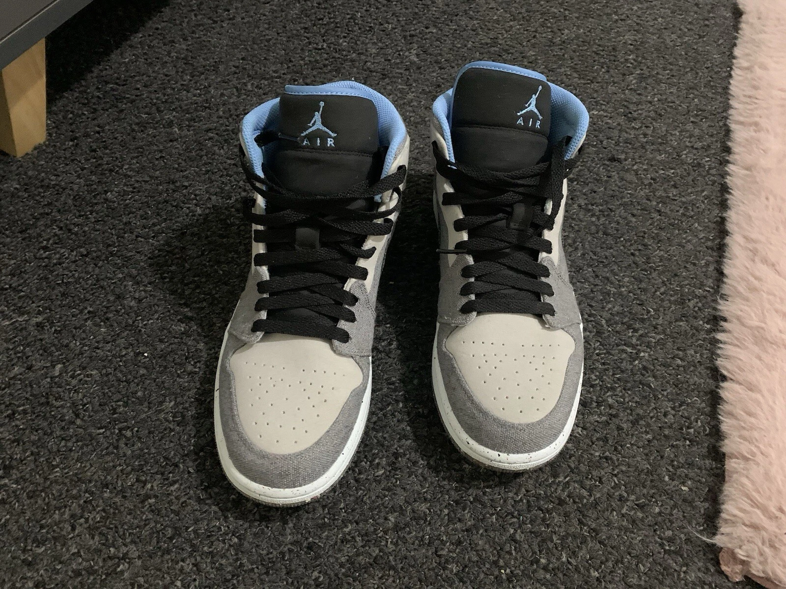 jordan 1 mid cratere grigio