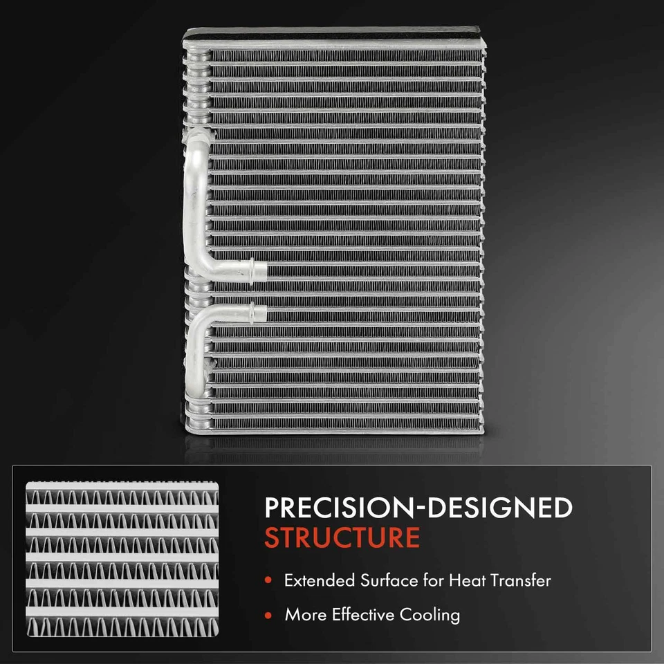 Núcleo evaporador de aire acondicionado de aluminio con placa de prensado para aleta de placa Saab 9-5 1999-2009 Foto 4 de 4