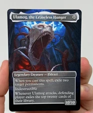 Ulamog, the Ceaseless Hunger Proxy Card with Custom designed art
