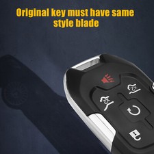 GZXNKEY Smart Key Fob Replacement For GMC Yukon / Chevy Suburban & Tahoe (2015-2020) - 6 Button Remote, Keyless Entry, Push Start Compatible