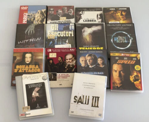 Lotti e stock di film in DVD e Blu-ray