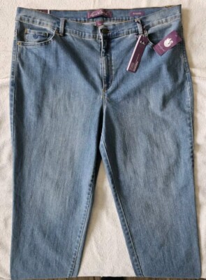 Gloria Vanderbilt Women's Jeans Size 20W Amanda Slimming Stretch Tapered NWT
