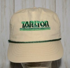 Tarlton Construction Embroidered Hat Adjustable Strap Vintage