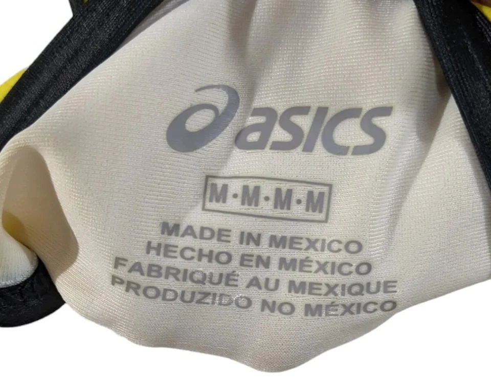 Camiseta sin mangas para correr ASICS elástica ajustada espalda deportiva amarilla mediana Foto 4 de 4