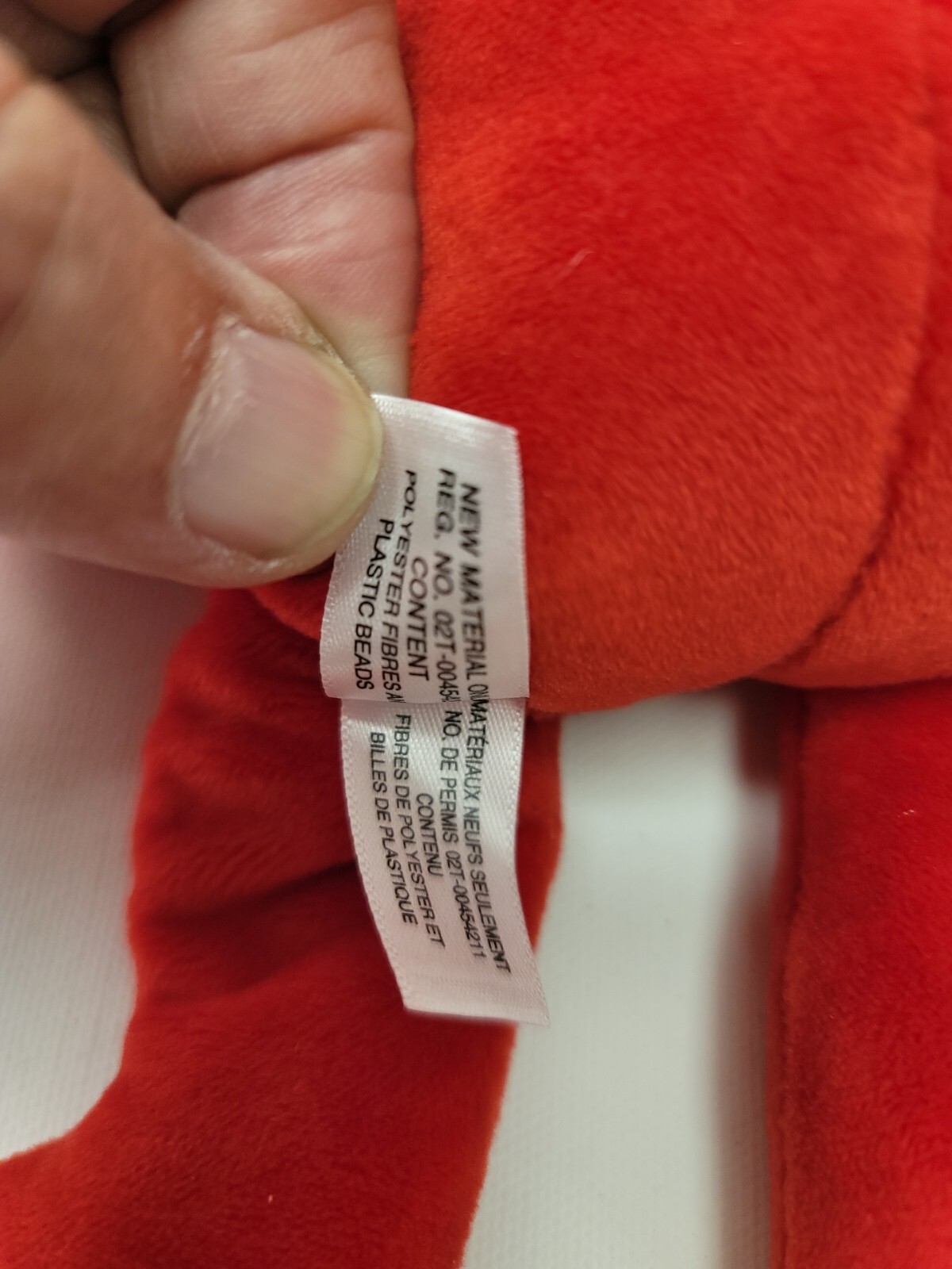 TY Beanie Baby MLB Baseball Bear TEXAS RANGERS 8.5 " 18cm World