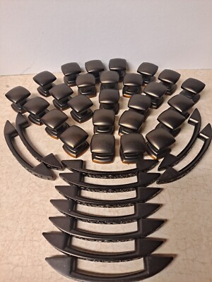 Cabinet Handles (11) Kitchen Cabinet Door & (26) Drawer Pulls or knobs w/bolts