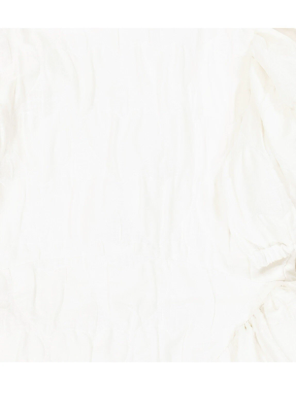 OFF WHITE Abito Caroline Bosmans bianco sporco cuore puff taglia 12