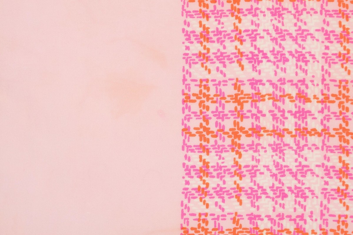 Foulard Carré En Soie Vintage Vivienne - Motif Floral Multicolore, Fait En France