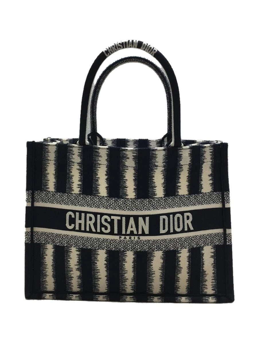 Sac cabas Christian Dior toile marine occasion