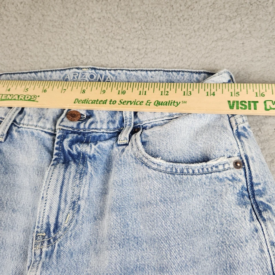 Pantalones de mezclilla Arizona años 90 para mujer 9 (30x30) azules sueltos papá anchos lavado a la piedra grunge holgados Foto 3 de 4