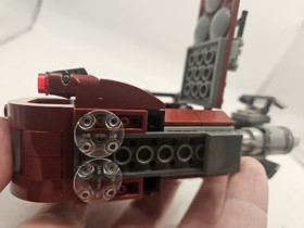 LEGO Star Wars Rey's Speeder (75099) Missing Figure Not Complete Used Condition 