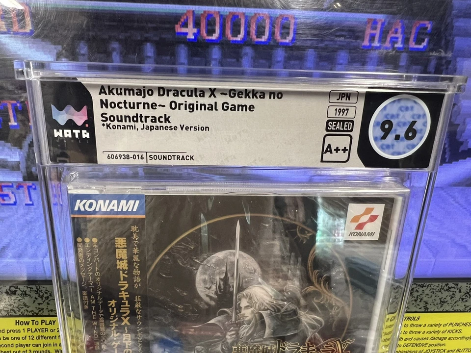 1997 Castlevania Symphony of the Night Dracula X JP Soundtrack CD WATA 9.6 A++ - Image 2 of 4