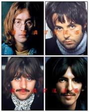 The Beatles White Album From Negative'S Type 1 8x10 Picture Celebrity Print