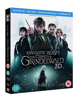 Fantastic Beasts The Crimes of Grindelwald (2018) 3D + 2D Blu-Ray NEW
