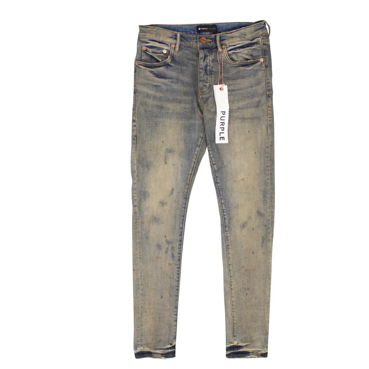 Purple Brand Indigo Oil Repair Jeans