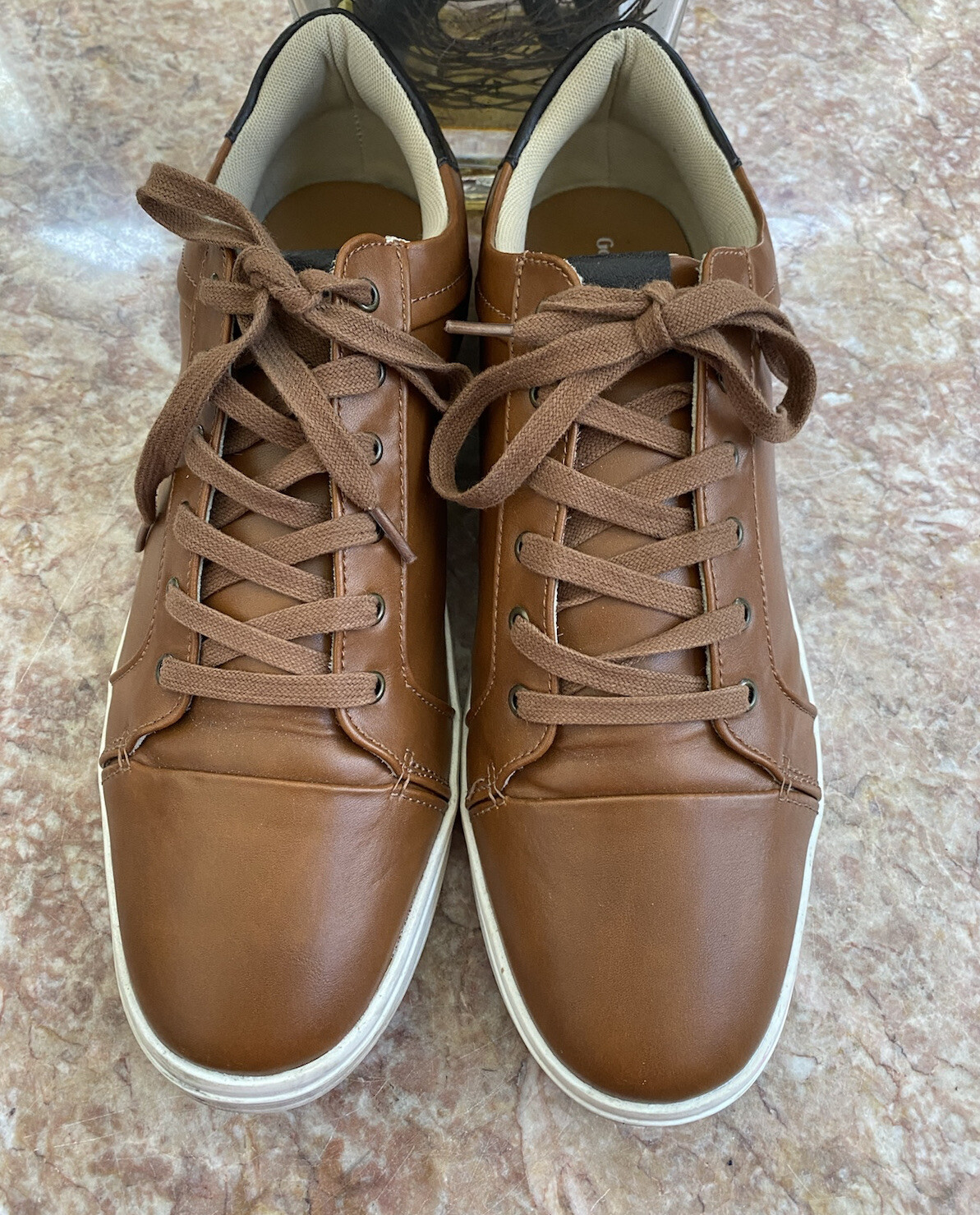 SAOLA Scarpe Oxford Goodfellow Target da uomo marroni stringate taglia 12M usate in ottime condizioni!