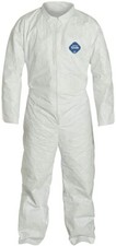 Dupont TY120S Disposable White Tyvek Coverall Suit Sizes M-3XL