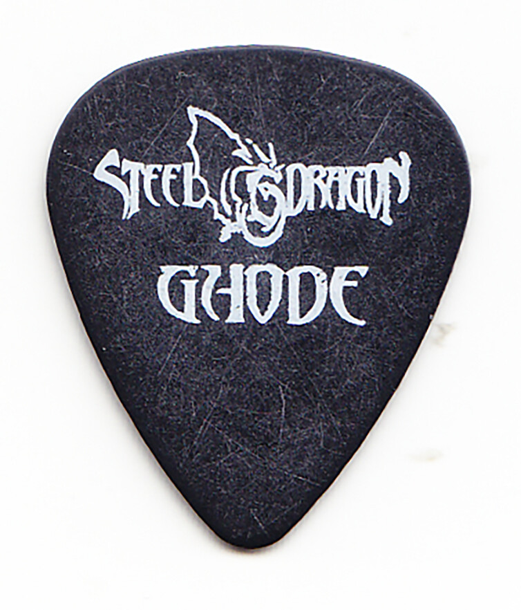 Steel Dragon Zakk Wylde Ghode Black Guitar Pick - 2001 Black Label