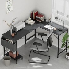 L Shaped Desk Corner Gaming Desk Computer Study Desk Large PC Gaming Desk Table