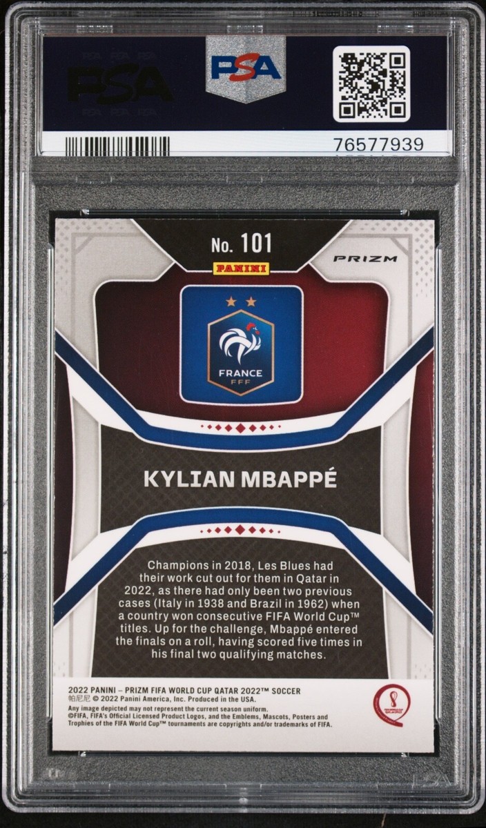 2022 Panini Prizm World Cup Qatar - Kylian Mbappe #101 Choice